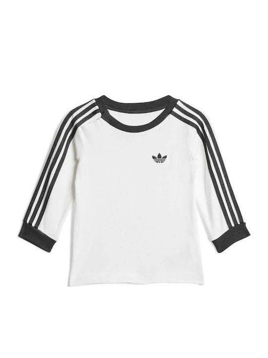 adidas Παιδικό Σετ με Παντελόνι White 2τμχ