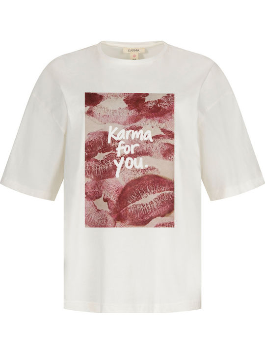 Tricou Pentru Femei Alb Mâneca Scurtă