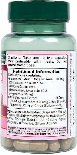 Holland & Barrett Grapeseed Extract 100мг 50 капси Грозде