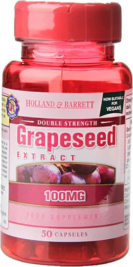 Holland & Barrett Grapeseed Extract 100мг 50 капси Грозде