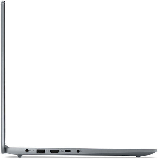 Lenovo IdeaPad Slim 3 15AMN8 15.6" IPS Full HD Ryzen 5-7520U 16GB 512GB SSD Без Операционна Система Арктически Сив Език На Клавиатурата BG