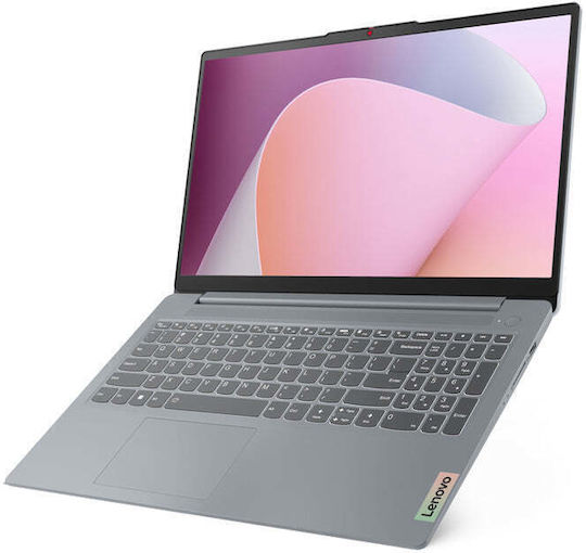 Lenovo IdeaPad Slim 3 15AMN8 15.6" IPS Full HD Ryzen 5-7520U 16GB 512GB SSD Без Операционна Система Арктически Сив Език На Клавиатурата BG