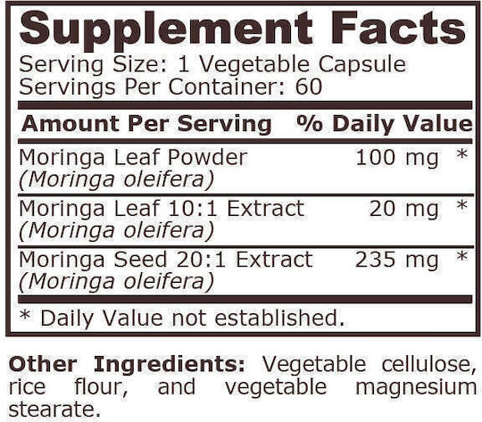 Pure Nutrition Моринга 60 капси