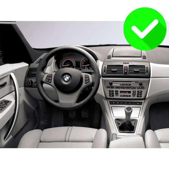 Carmedia Car Audio System for BMW X3 (E83) 2003-2010 (Bluetooth/USB/WiFi/GPS/Apple-Carplay/Android-Auto) with Touch Screen 9.5"
