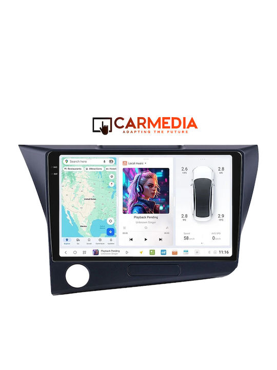 Carmedia Автомобилна Аудио Система (Блутут/USB/WiFi/GPS/Apple-Carplay/Android-Auto) с Тъчскрийн 9.5"