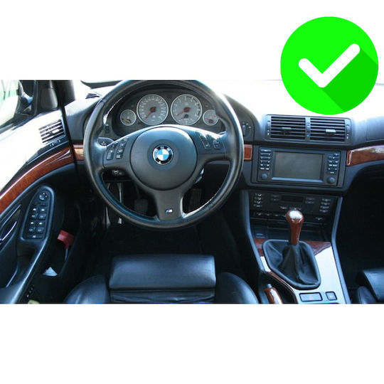 Carmedia Ηχοσύστημα Αυτοκινήτου για BMW Σειρά 5 (E39) / X5 (E53) 1999-2006 (Bluetooth/USB/WiFi/GPS/Apple-Carplay/Android-Auto) με Οθόνη Αφής 9.5"