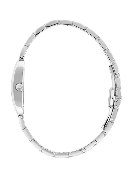 Philip Watch Damenuhr Batterie mit Silber Metall-Armband