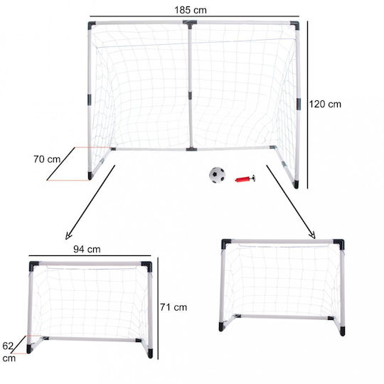 ikonka Outdoor Soccer Goal Posts
