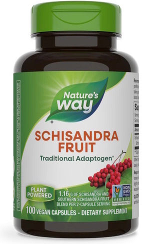 Nature's Way Schisandra Fruit 580mg 100 veg. Kappen
