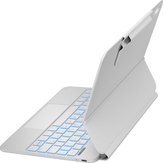 Typecase Klappdeckel Robust mit Tastatur Weie (iPad 11 A16 2025, iPad 10,9 2022)