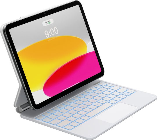 Typecase Klappdeckel Robust mit Tastatur Weie (iPad 11 A16 2025, iPad 10,9 2022)