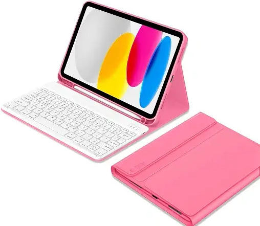 Tech-Protect Flip Cover cu Tastatură Violet (iPad 10.9'' 2022, iPad 11'' 2025)