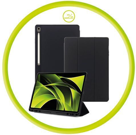 Mobile Origin Dauerhafte Rückseite Hülle Schwarz für Galaxy Tab S10 FE+