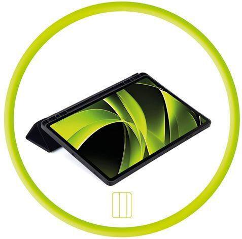 Mobile Origin Dauerhafte Rückseite Hülle Schwarz für Galaxy Tab S10 FE+