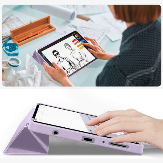 Tech-protect Smartcase Galaxy Tab A9 A11 8.7 X110 X115 X133 X135 Лилав