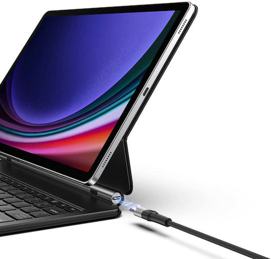 Dux Ducis Durable Flip Cover With Keyboard Black Samsung Galaxy Tab S9+ S8+ S7+