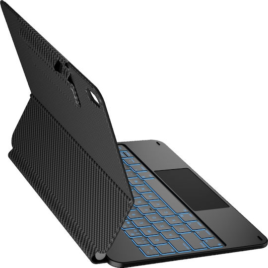 Typecase Klappdeckel Robust mit Tastatur Schware (iPad 11 A16 2025, iPad 10,9 2022)