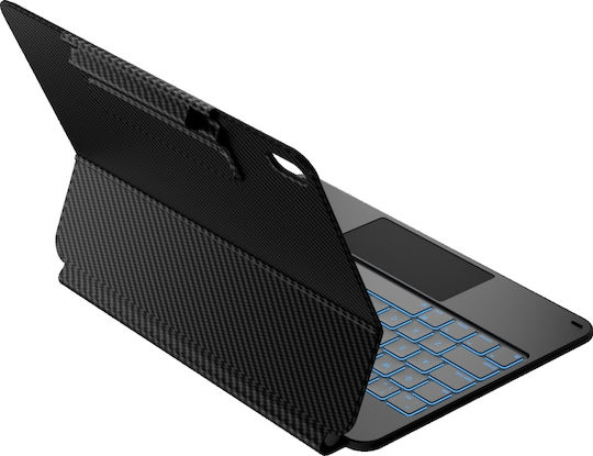 Typecase Klappdeckel Robust mit Tastatur Schware (iPad 11 A16 2025, iPad 10,9 2022)