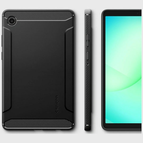 Spigen Rugged Armor Back Cover Durable Black Samsung Galaxy Tab A11