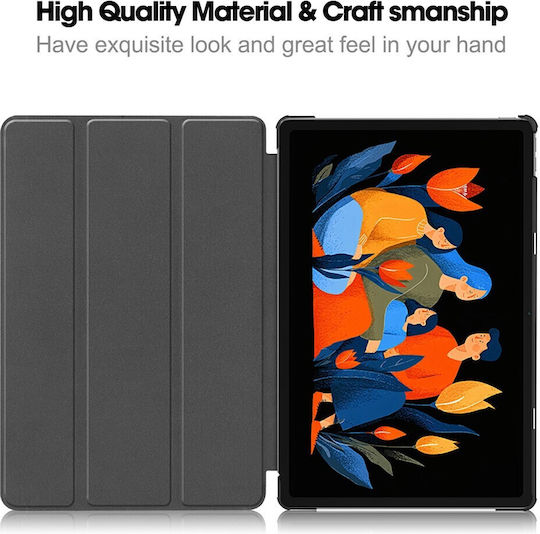 Techsuit Flip Cover Μαύρη (Lenovo Idea Tab Plus 12.1)