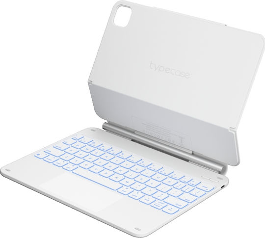 Typecase Klappdeckel Robust mit Tastatur Weie (iPad Air 11 2024/2025)