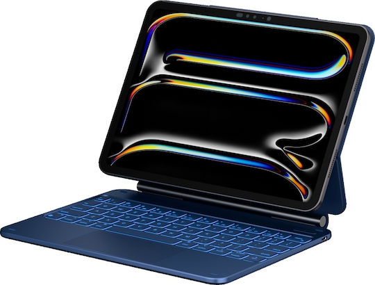 Typecase Калъф Edge Клавиатура iPad Air 11 2024/2025 Pacific Blue Kb206-110-d-pbu-pbu-b-us-v5b