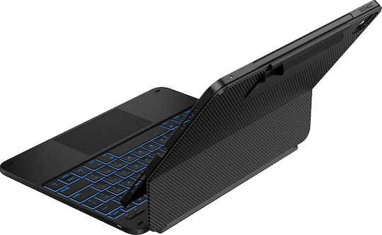 Typecase Klappdeckel Tablet Hülle Ipad Air 13 2024/2025 Carbon Fiber Kb206-129-e-cbkcbk-blk-b-us-v5