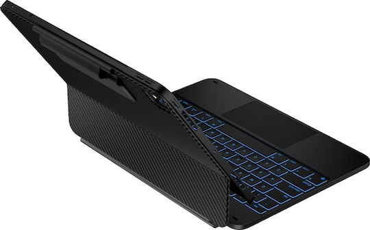 Typecase Klappdeckel Tablet Hülle Ipad Air 13 2024/2025 Carbon Fiber Kb206-129-e-cbkcbk-blk-b-us-v5