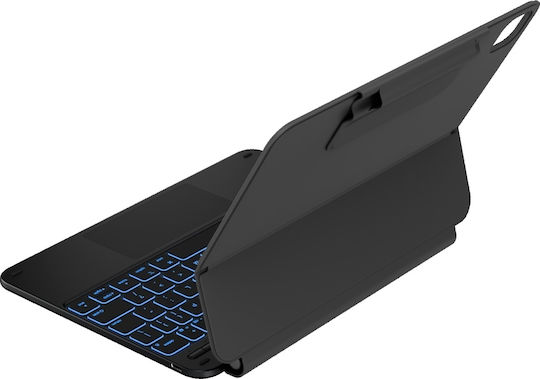 Typecase Edge Klappdeckel Robust mit Tastatur im Internationales Englisch Schware (iPad Air 11 2024/2025)