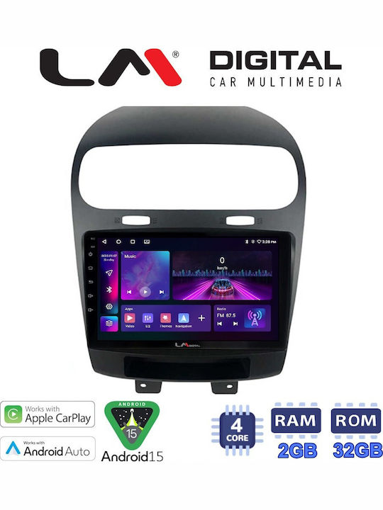 LM Digital Ηχοσύστημα Αυτοκινήτου για Fiat Freemont 2008> (Bluetooth/USB/WiFi/GPS/Apple-Carplay/Android-Auto)