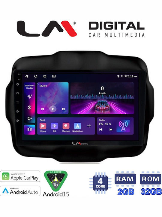 LM Digital Auto-Audiosysteme für Jeep Rebell 2014 Bluetooth USB Eingebautes Wi-Fi GPS LM ZA4952 Notenblätter