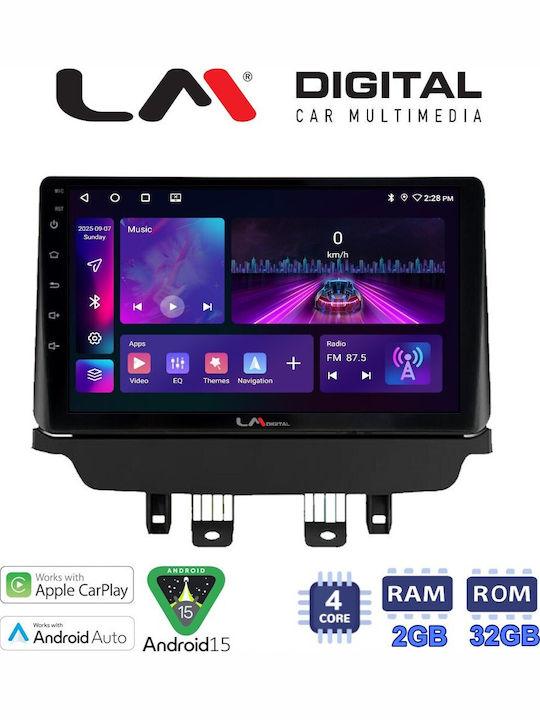 LM Digital Sistem Audio Auto Pentru Mazda CX-3 2014> Bluetooth USB Wi-Fi GPS Apple CarPlay Android Auto