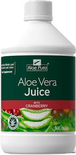 Optima Naturals Aloe Vera Juice 500ml Cranberry