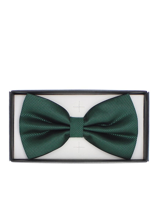Papion Bărbați ButicCochet Din Material Sintetic 7 X 12 Cm Verde Închis Pap349