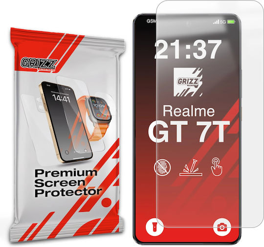 GrizzGlass Matte Screen Protector Compatibility with Realme GT 7T
