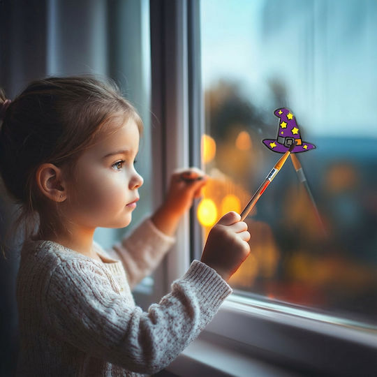 Kids Decorative Window Sticker 9x9.5cm