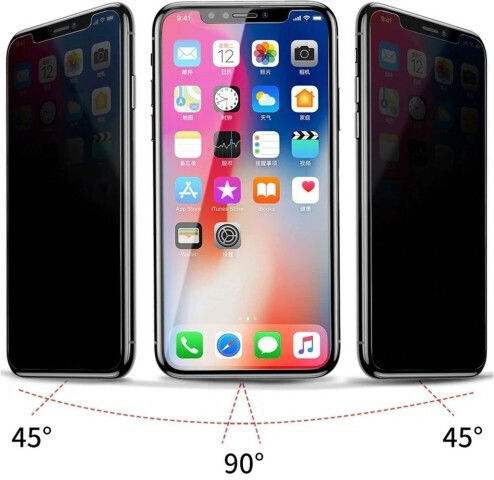 ObaStyle 2.5D Privacy Tempered Glass Black (iPhone 11)
