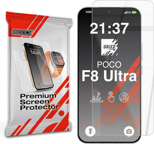 GrizzGlass Tempered Glass (Poco F8 Ultra)