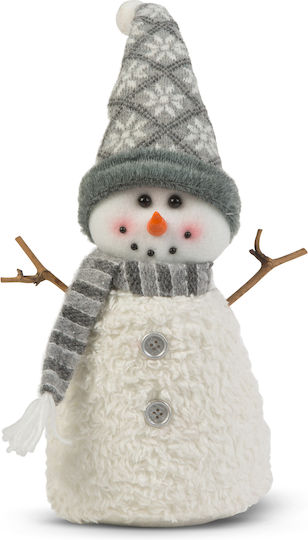 Christmas Decoration Snowman 35 Cm Textile Figurine Christmas Decoration Snowman 35 Cm Textile Figurine