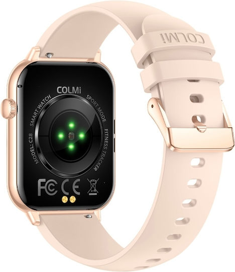 Colmi C28 Smartwatch mit Herzfrequenzmesser Gold