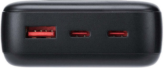 Rivacase VA1082 Power Bank 20000mAh 65W с USB-A порт и 2 USB-C порта Черен