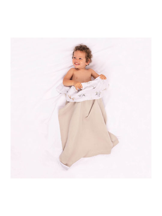 Kidizi Babydecke Wickeltücher für Kinderzimmer Baumwoll Rosa 110x75cm