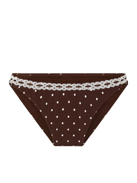 Bikini Brazil Ψηλόμεσο Καφέ