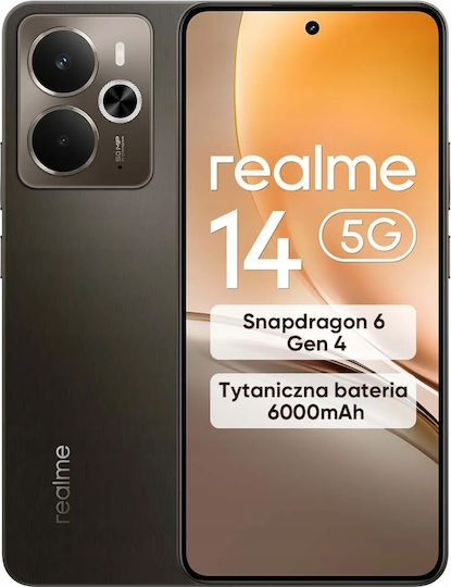 Realme 14 NFC 5G Dual SIM (8/256GB) Storm Titanium