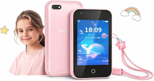 Hoco Y102 Children Phone Single SIM (4GB) Κινητό Ροζ