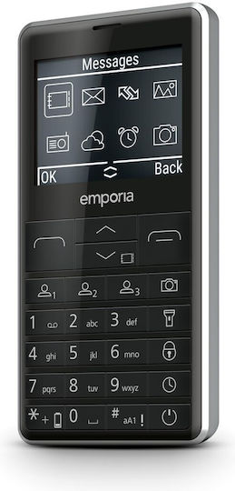 Emporia M76 Single SIM Κινητό με Κουμπιά Μαύρο