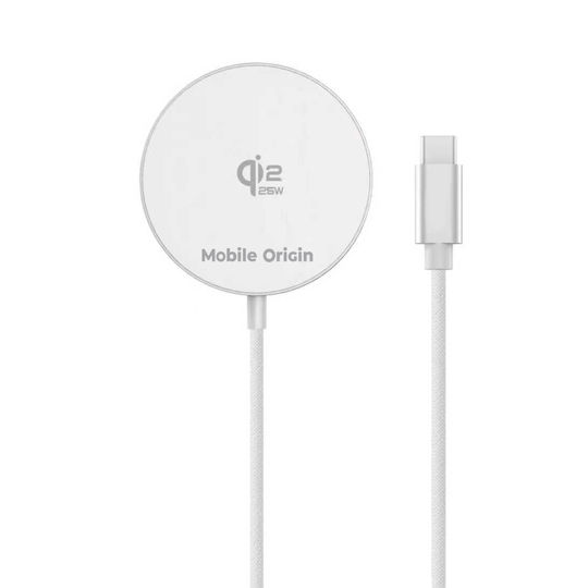 Mobile Origin Wireless Charger (Qi Pad) 25W White (MO-MAGP-PW29)