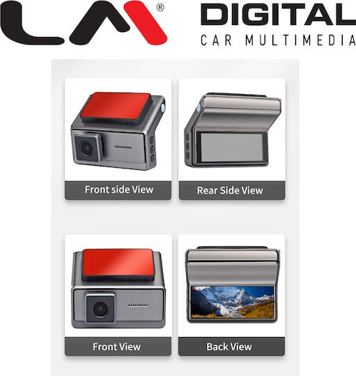 LM Digital X212-Q8 PRO Car Digital Video Recorder Set 1440P with Screen & Rear Camera