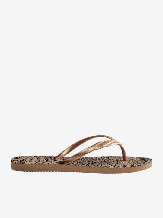 Fantasia Flip Flops in Brown Colour