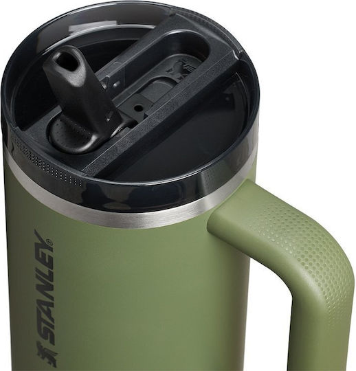 Stanley Protour Flip Handled Tumbler Thermos Bottle Plastic 890ml Stanley With Straw And Handle